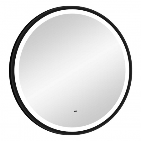 Зеркало СТИЛЬ/Style Black D600мм(LED-подсветка, бесконтакт сенсорный выключатель, рама МДФ ЧЕРНЫЙ)