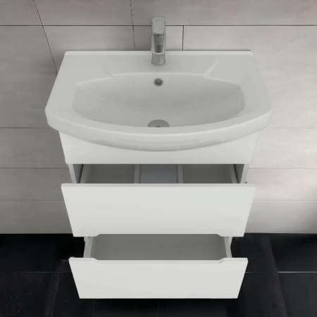 Тумба в ванную комнату МОНИКА 60 2ящ. под умывальник ЭЛЕГАНС 60