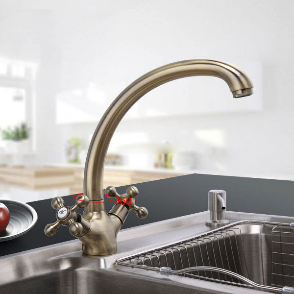 Смеситель для кухни Haiba HB4219-4 Смеситель для кухни Haiba HB4219-4