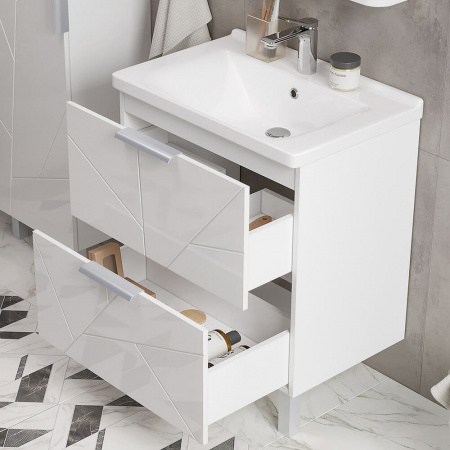 Тумба в ванную комнату TWING 80.2Y под умывальник МИРАНДА 80