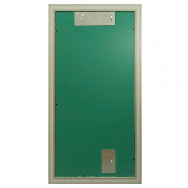 Зеркало Континент Милана белая 60х120 см с рамой