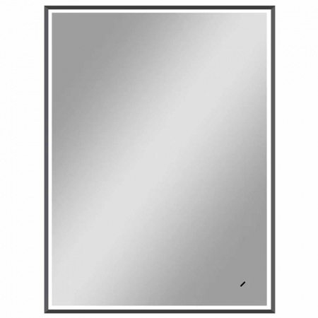 Зеркало STAGE 60 600х800мм (LED-подсв., бесконт.сенс.выкл., рама алюм СПЕКТРУМ СЕРЫЙ)