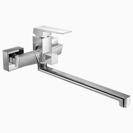 Смеситель на ванну длинный излив HAIBA HB22191 (лат., 35мм)