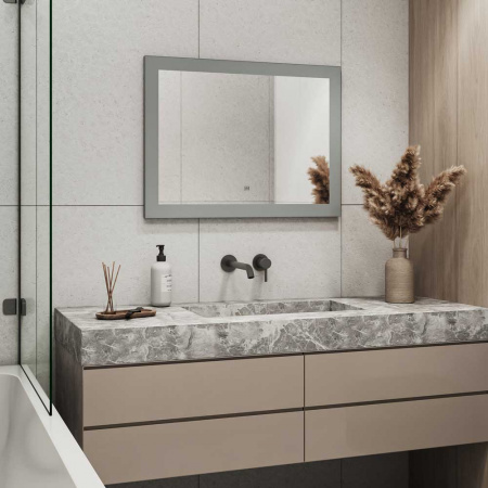 Зеркало РЕЛАКС/Relax 90 900x700мм (LED-подсветка, сенсорный выключатель)