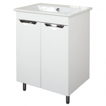 Тумба в ванную комнату ЭЛИНА 60 врезные ручки под умывальник ЭЛИНА 60 / ЕНИСЕЙ 60/ СОМО 60