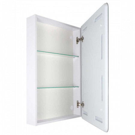 Шкаф зеркальный EMOTION 500х800мм (LED-подсветка, сенсорный выключатель, универсальный)