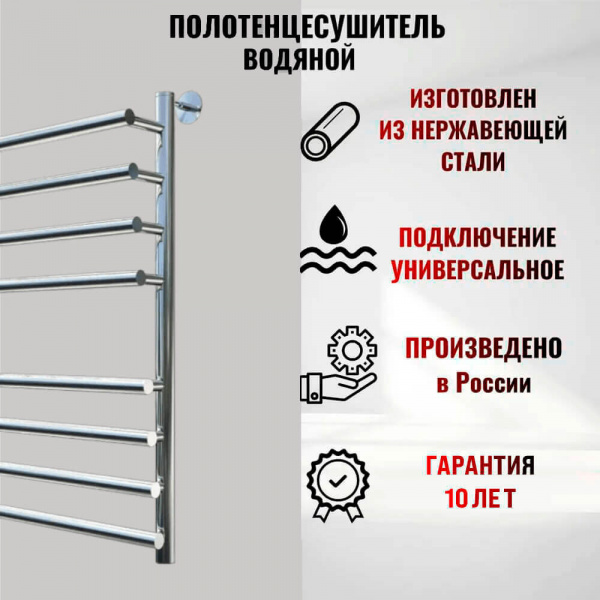 Полотенцесушитель водяной Тругор Дебют НК 2 80х50 