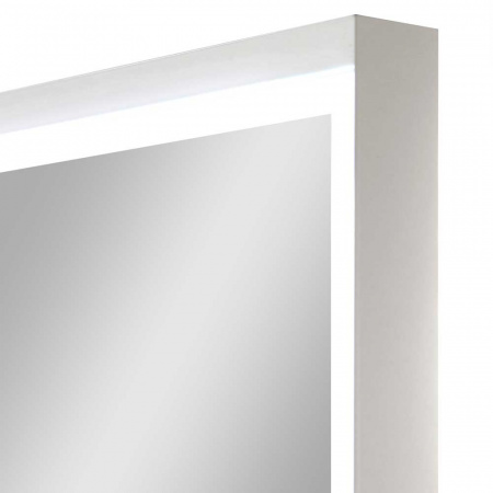 Зеркало СТЕЙДЖ/Stage 600х800мм(LED-подсв., беск.сенс.выкл,ХОЛОД подсв,рама ал СПЕКТРУМ БЕЛЫЙ)ЗЛП4681