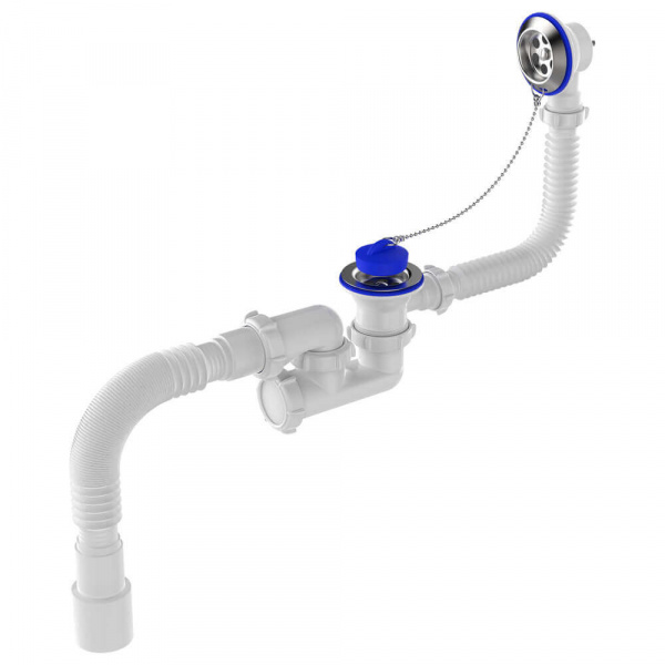 Сифон для ванны Aquant 1 1-2х40 мм V255-25-MR с переливом