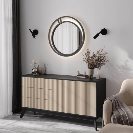 Зеркало MARLENE D700мм (LED-подсветка, сенсорный выключатель, ореольная подсветка)