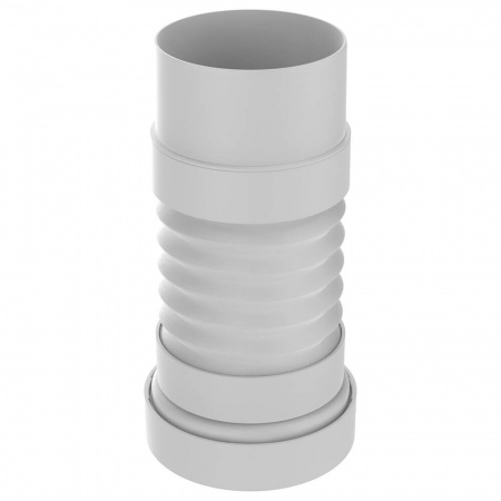 Удлинитель гибкий для унитаза с фановым выпуском 110мм, 290-330мм T712-21-MR (21)