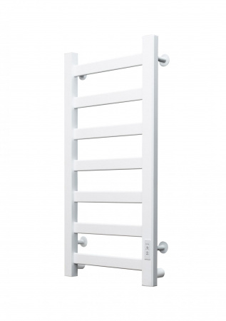 Полотенцесушитель с греющим кабелем ПЭК СП1 Диана 80х50см Al белый