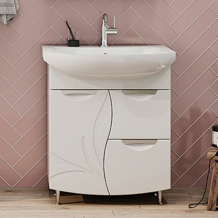 Тумба в ванную комнату ADEL 70.1D.2Y под умывальник БАЛТИКА 70