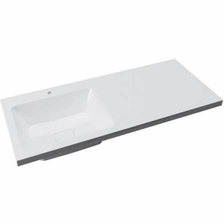 Умывальник мебельный под стиральную машину KAMILLA 120 ЛЕВАЯ ЧАША + кронштейн ПРАВЫЙ 