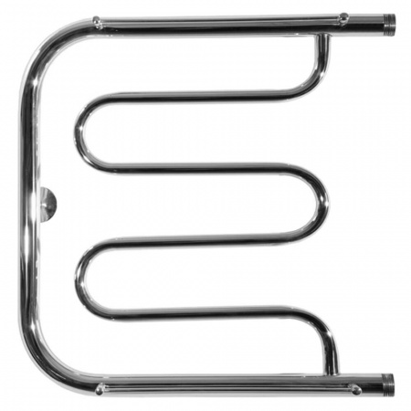 Полотенцесушитель водяной ПМ1П 50х60см 1" ТРУГОР с полками, из нержавеющей стали