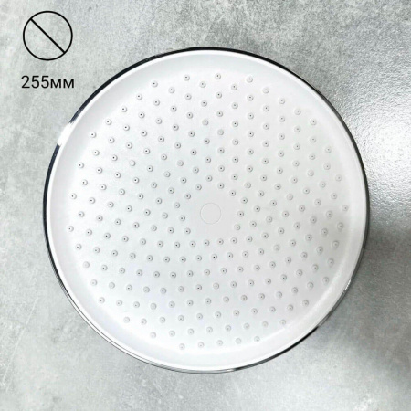 Смеситель для душа (зонт, круг) со стойкой HAIBA HB24553 (лат., с изливом)(4)