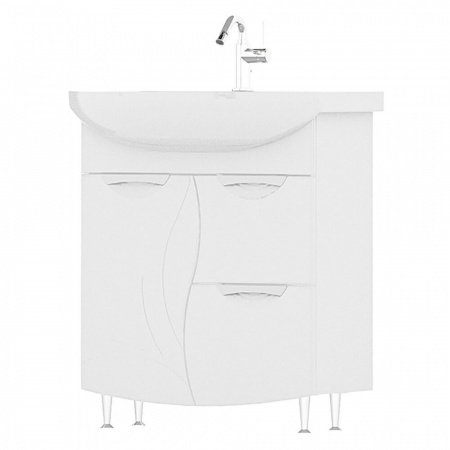 Тумба в ванную комнату ADEL 70.1D.2Y под умывальник БАЛТИКА 70