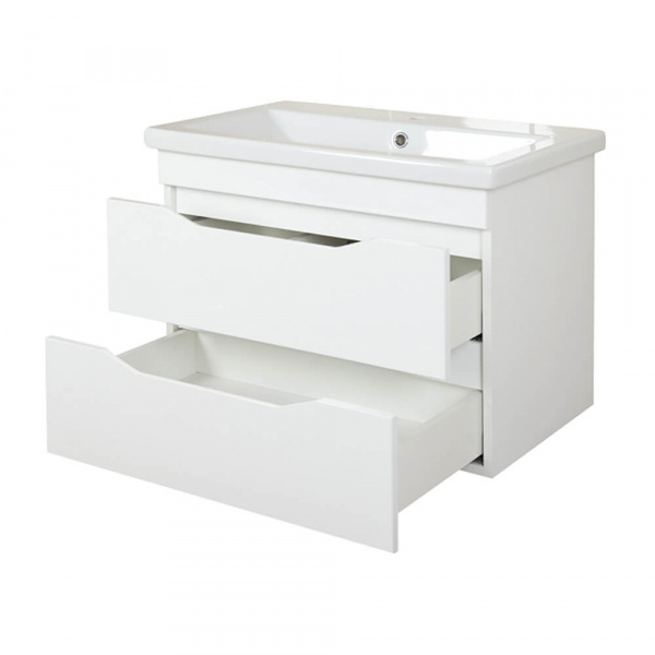 Тумба подвесная AquaLine Комо 80 2 ящика Минор