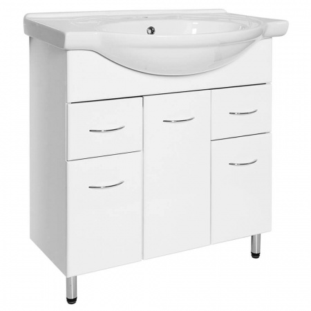 Тумба в ванную комнату БАЙКАЛ 75/2 под умывальник БАЙКАЛ 75