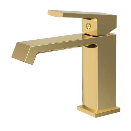 Смеситель на раковину HAIBA HB10575-5 ЗОЛОТО (лат., 26мм) 