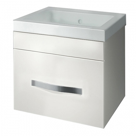 Тумба в ванную комнату подвесная КВАДРО 50 под умывальник СОМО 50