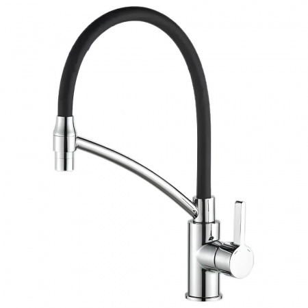 Смеситель на мойку с гибким изливом HAIBA HB73643-7 ЧЕРНЫЙ/ХРОМ (лат., 35мм) Смеситель на мойку с гибким изливом HAIBA HB73643-7 ЧЕРНЫЙ/ХРОМ (лат., 35мм)