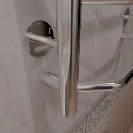 Полотенцесушитель с греющим кабелем ПЭК СП6 80х50см 