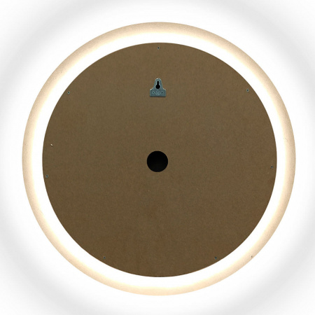 Зеркало PLANET 70 D700мм (LED-подсветка, бесконт. сенс. выкл., ореольная подсветка, рама МДФ ЧЕРНЫЙ)