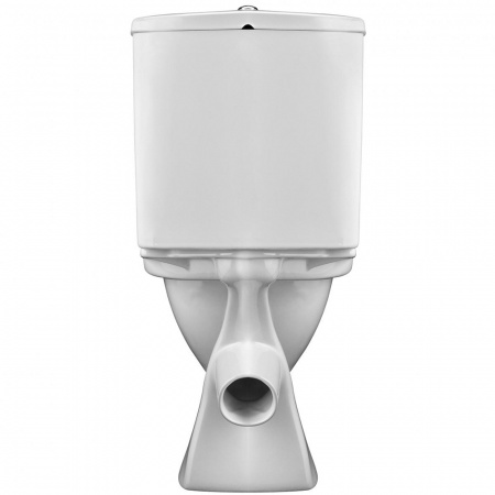 Унитаз-компакт "АЛЬКОР" антивсплеск, косой выпуск, сиденье ПОЛИПРОПИЛЕН, арматура 2-режимная