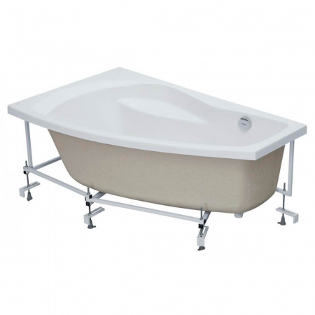 Ванна акриловая асимметричная МАЙОРКА 150х90см левосторонняя 