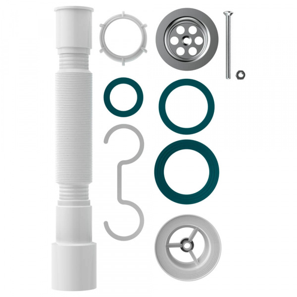 Сифон гофрированный Aquant 1 1-2 40-50 F103-60-MR