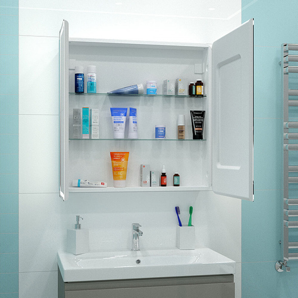 Зеркало со шкафом Континент Elliot Led 80