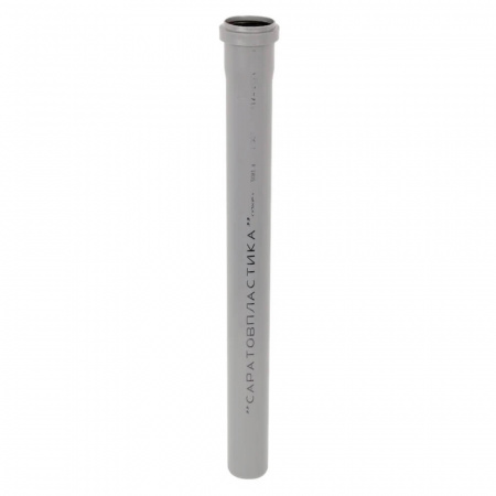 Труба ППР Ø50х750мм (толщина 1,8мм) СЕРАЯ для внутренней канализации (10) Саратовпластика