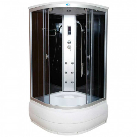 Душевая кабина 900х900х2150мм с г/м, ВЫСОКИЙ поддон, стекло ТОНИРОВАННОЕ ВМ-888Е