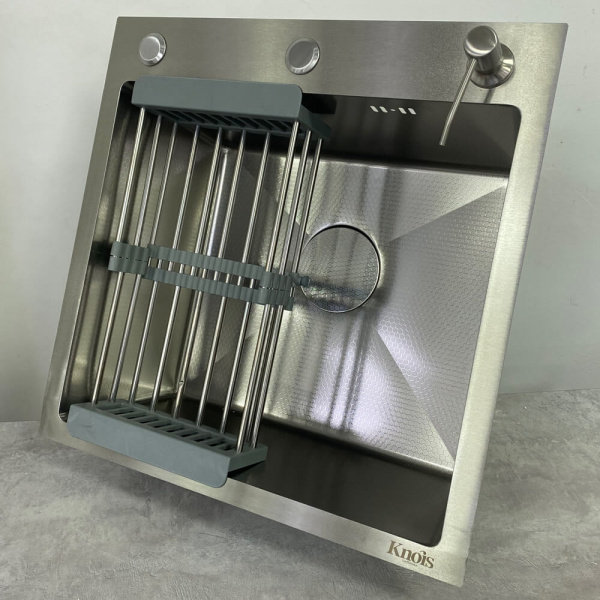 Мойка кухонная врезная Knois KN505005 50х50 матовая сталь