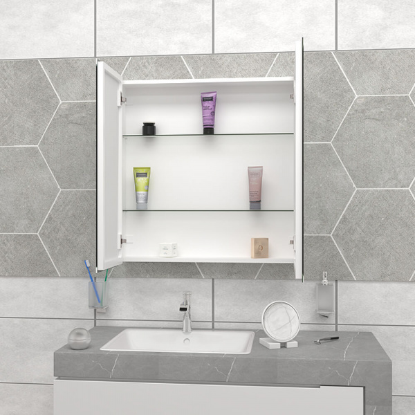 Зеркало со шкафом Континент Reflex Led 80