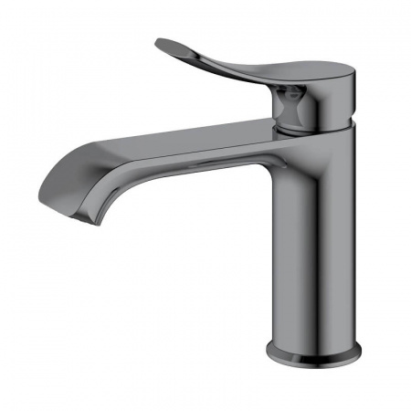 Смеситель на раковину HAIBA HB10553-3 ОРУЖЕЙНАЯ СТАЛЬ (лат., 35мм)