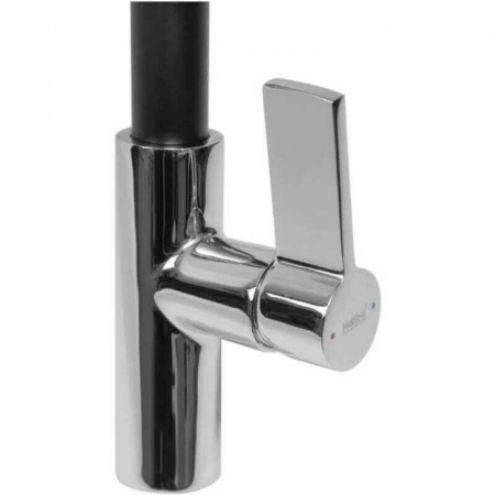 Смеситель на мойку HAIBA HB70501-7 ЧЕРНЫЙ/ХРОМ (лат., 35мм)