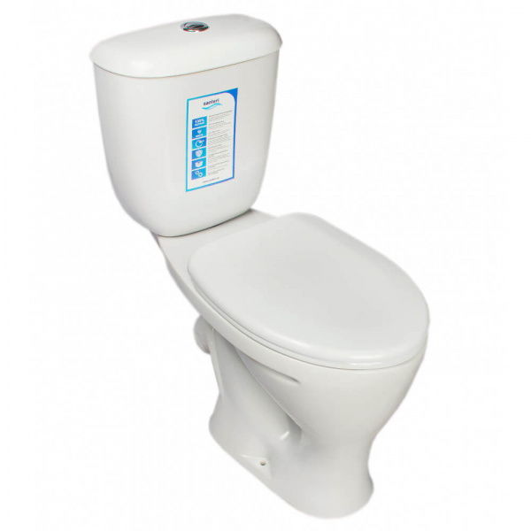 Унитаз-компакт Santeri Воротынский 1.P401.7.S00.00B.F косой выпуск