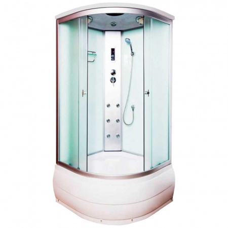 Душевая кабина 900х900х2150мм с г/м, ВЫСОКИЙ поддон, стекло МАТОВОЕ ВМ-888Е