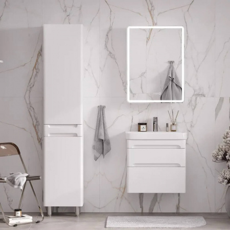 Тумба в ванную комнату подвесная NICE 70.2Y БЕЛЫЙ Soft Touch под умывальник NICE 70 (9595-70)