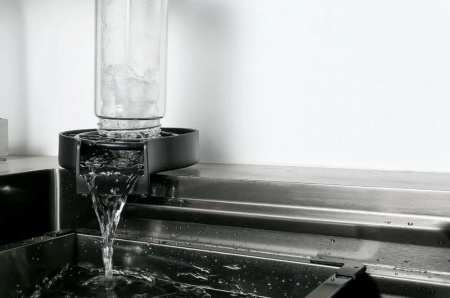 Мойка кухонная многофункциональная Dikalan KS754508 ЧЕРНЫЙ ТЕКСТУР нерж.сталь SUS-304 750х460х220мм