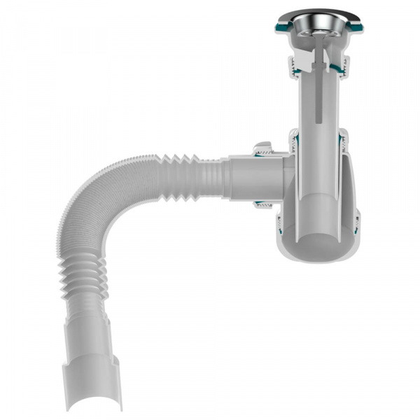 Сифон для раковины Aquant 1 1_4х40 мм S1015-35-MR