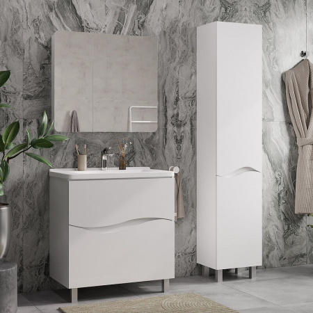 Тумба в ванную комнату VOLNA 80.2Y под умывальник МИРАНДА 80