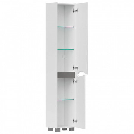 Шкаф-пенал в ванную комнату LAKE 35 (350х296х1895мм)