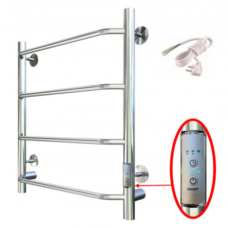 Полотенцесушитель с греющим кабелем ПЭК СП6 60х50см 