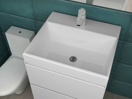 Умывальник мебельный СЛИМ 40 (397х346х140мм)