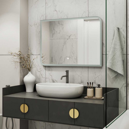 Зеркало FANTASY 80 800х600мм (LED-подсветка, сенсорный выключатель)