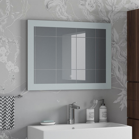 Зеркало RELAX 90 900x700мм (LED-подсветка, сенсорный выключатель)