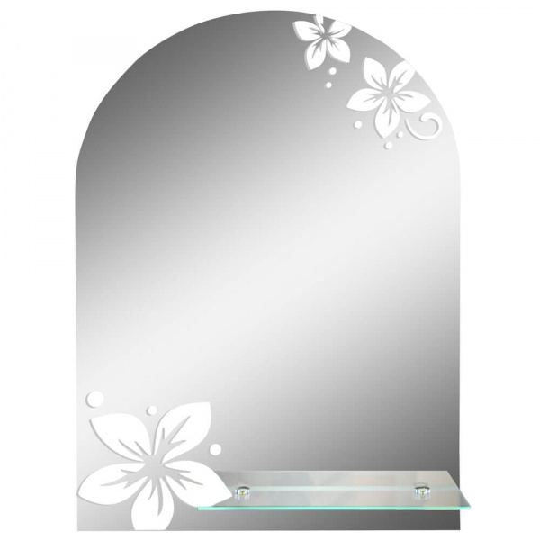 Зеркало Континент Жасмин 53.5х68 см с полкой